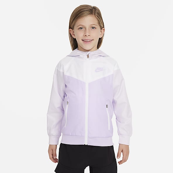 White and purple nike windbreaker on sale